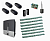 CAME BXL04AGS KIT7-F-BT-T4 Автоматика для откатных ворот BXL04AGS KIT7-F-BT-T4, комплект: привод, радиоприемник, 4 пульта, фотоэлементы, 7 реек, Bluetooth-модуль