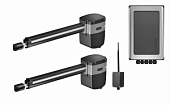 Автоматика для распашных ворот ALUTECH SC-3000SKIT1-N-BT, комплект: 2 привода, блок управления, Bluetooth-модуль