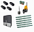 CAME BXL04AGS KIT6-LK-BT-T4 Автоматика для откатных ворот BXL04AGS KIT6-LK-BT-T4, комплект: привод, радиоприемник, 4 пульта, лампа, 6 реек, Bluetooth-модуль