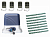 КОРН KSL-800KIT-KR8-T4 Автоматика для откатных ворот KSL-800 KIT-KR8-Т4, комплект: привод, 4 пульта, 8 реек
