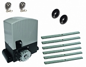 Автоматика для откатных ворот AN-MOTORS ASL500KIT-F6, комплект: привод, фотоэлементы, 2 пульта, 6 реек