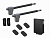 AN-MOTORS ATW-400KIT3-T4 Автоматика для распашных ворот ATW-400KIT3-T4, комплект: 2 привода, блок управления, 4 пульта, фотоэлементы