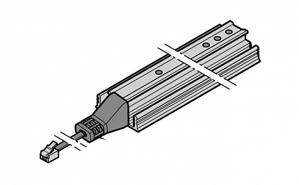 HORMANN 638469 Приемник световой решетки HLG (длина 2500 мм)