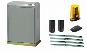 Автоматика для откатных ворот BFT SP 3500 с блоком  управления,, комплект: привод, фотоэлементы, лампа, 2 пульта, 4 рейки