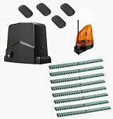 Автоматика для откатных ворот ARW-600MKIT 1LK8-T4, комплект: привод, сигнальная лампа, 4 пульта, 8 реек