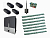 CAME BXL04AGS KIT-KR7-BT-T4 Автоматика для откатных ворот BXL04AGS KIT-KR7-BT-T4, комплект: привод, радиоприемник, 4 пульта, 7 реек, Bluetooth-модуль