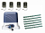 КОРН KSL-1300KIT-KR6-T4 Автоматика для откатных ворот KSL-1300 KIT-KR6-Т4, комплект: привод, 4 пульта, 6 реек