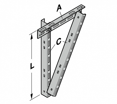 HORMANN 3044765 Подвеска направляющей (С анкер C45 (L = 469 мм))