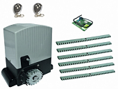 Автоматика для откатных ворот AN-MOTORS ASL500KIT2, комплект: привод, 2 пульта, лампа, фотоэлементы (копия)