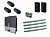 CAME BXL04AGS KIT4-FA-T3 Автоматика для откатных ворот BXL04AGS KIT4-FA-Т3, комплект: привод, радиоприемник, 3 пульта, фотоэлементы, 4 рейки