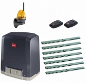 Автоматика для откатных ворот BFT DEIMOS AC A800-LK7, комплект: привод, лампа, 2 пульта, 7 реек