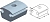 ALUTECH WD100 - 401720133 Сухарь для подъёмных секционных ворот