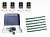 КОРН KSL-800KIT-KR6-T4 Автоматика для откатных ворот KSL-800 KIT-KR6-Т4, комплект: привод, 4 пульта, 6 реек