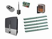 Автоматика для откатных ворот CAME BXL04AGS KIT5-LA-T1-BT, комплект: привод, радиоприемник, пульт, лампа, 5 реек, Bluetooth-модуль