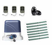 Автоматика для откатных ворот KSL-800 KIT-FK7-Т3, комплект: привод, 3 пульта, фотоэлементы, 7 реек