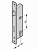 HORMANN 3095112 Врезной замок с трубчатым профилем (40 / 92 / 9 DIN правый /DIN левый, RZ для калитки и боковой двер