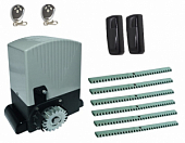 Автоматика для откатных ворот AN-MOTORS ASL2000KIT-F6, комплект: привод, фотоэлементы, 2 пульта, 6 реек  