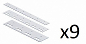 Пластина (400 мм) для полосовой ПВХ завесы (9 шт)