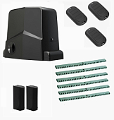 Автоматика для откатных ворот ARW-1000MKIT FA6-Т3, комплект: привод, фотоэлементы, 3 пульта, 6 реек