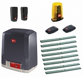 Автоматика для откатных ворот DEIMOS ULTRA BT A400-KIT8, комплект: привод, 2 пульта, фотоэлементы, лампа, 8 реек