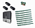 CAME BXL04AGS KIT-KR8-T3 Автоматика для откатных ворот BXL04AGS KIT-KR8-Т3, комплект: привод, радиоприемник, 3 пульта, 8 реек