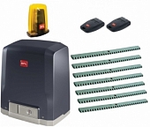 Автоматика для откатных ворот BFT DEIMOS AC A800-L7, комплект: привод, лампа, 2 пульта, 7 реек