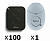 NICE FLO2REOX2KIT100 Комплект FLO2REOX2KIT100. Состав комплекта:  (100 штук пультов FLO2RE, приёмник OX2)