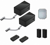 Автоматика для распашных ворот DOORHAN ARM-320PRO/Black-KIT-FA, комплект: 2 привода, блок управления, 2 пульта, фотоэлементы