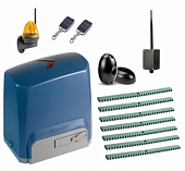 Автоматика для откатных ворот R-Tech SL1000AC.M-FULL-K7-BT, комплект: привод, 2 пульта, Bluetooth-модуль, фотоэлементы, лампа, 7 реек