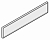HORMANN 4014110 Крепление таблички с логотипом (165,1 × 32,7 × 3.5 мм PMMA)