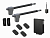 AN-MOTORS ATW-400KIT3-BT-T4 Автоматика для распашных ворот ATW-400KIT3-BT-T4, комплект: 2 привода, блок управления, 4 пульта, фотоэлементы, Bluetooth-модуль