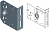 ALUTECH IB-111 - 403430300 Кронштейн промежуточный IB-111 для подъёмных секционных ворот