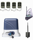 Автоматика для откатных ворот KSL-1300 KIT-L5K-BT-Т4, комплект: привод, 4 пульта, Bluetooth-модуль, лампа