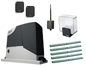 Автоматика для откатных ворот NICE RD400KITFULL-LN5-BT, комплект: привод, лампа, 2 пульта, Bluetooth-модуль, 5 реек