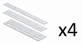 Пластина (400 мм) для полосовой ПВХ завесы (4 шт)