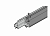 HORMANN 4015630 Профиль порога для ворот, 120 мм (профиль цоколя дверного полотна калитки)