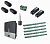 CAME BXL04AGS KIT5-FK-BT-T3 Автоматика для откатных ворот BXL04AGS KIT5-FK-BT-Т3, комплект: привод, радиоприемник, 3 пульта, фотоэлементы, 5 реек, Bluetooth-модуль