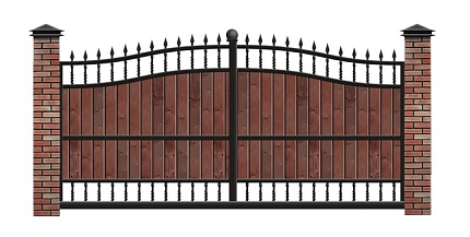 Откатные ворота 5 метров серии ПРЕМИУМ, купить в любом городе России с доставкой, размер 4 000х2 000, цвет e128fd6d-9af7-11e3-81d6-e447bd2f56ba, цена 160 900 руб.