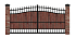 Откатные ворота 5 метров серии ПРЕМИУМ, купить в любом городе России с доставкой, размер 5 000х2 000, цвет e128fd6d-9af7-11e3-81d6-e447bd2f56ba, цена 192 900 руб.