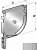 ALUTECH SF-QR/137 - 306020203 Крышка боковая роллетная SF-QR/137 - 306020203 для роллет (рольставен)