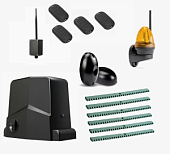 Автоматика для откатных ворот ARW-1000MKIT FULL6-K-BT-T4, комплект: привод, 4 пульта, лампа, фотоэлементы, 6 реек, Bluetooth-модуль