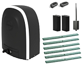 Автоматика для откатных ворот ALUTECH RTO-1000MKIT-F6-BT, комплект: привод, фотоэлементы, 2 пульта, Bluetooth-модуль, 6 реек 