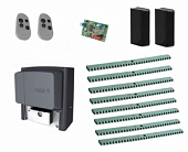 Автоматика для откатных ворот CAME BX608AGS KIT8-FA, комплект: привод, радиоприемник, 2 пульта, фотоэлементы, 8 реек