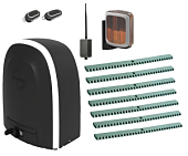 Автоматика для откатных ворот ALUTECH RTO-500MKIT-L7-BT, комплект: привод, сигнальная лампа, 2 пульта, Bluetooth-модуль, 7 реек