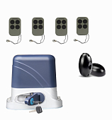 Автоматика для откатных ворот KSL-800 KIT-FK-Т4, комплект: привод, 4 пульта, фотоэлементы