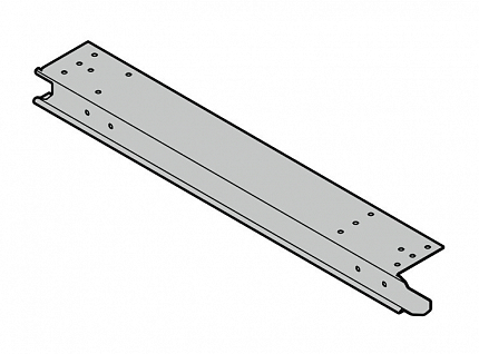 HORMANN 4004944 Торцевая накладка для установленной заподлицо фальш-панели, тип BF (верхняя секция ворот) (справа)