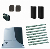 Автоматика для откатных ворот NICE RB600KIT8-FA, комплект: привод, радиоприёмник, 2 пульта, фотоэлементы, 8 реек