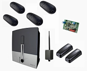 Автоматика для откатных ворот BXL04AGS KIT-FK-BT-T4, комплект: привод, радиоприемник, 4 пульта, фотоэлементы, Bluetooth-модуль