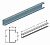 ALUTECH PRG-33-5700 - 402480100 С-профиль для подъёмных секционных ворот